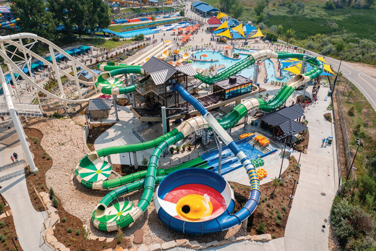Water World in Federal Heights, CO, is one of the country's largest water parks.