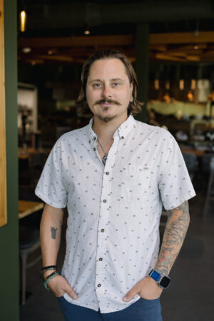 Matthew Cooper, chef at Conifer restaurant in Bentonville, AR.