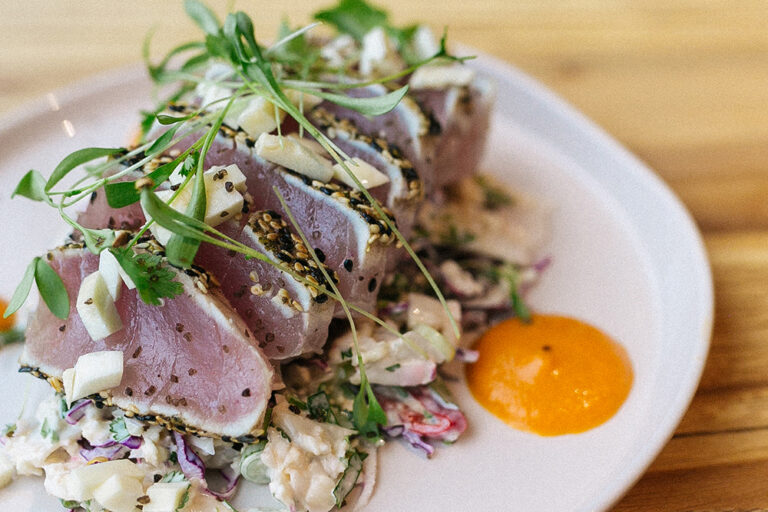 A dish from Conifer restaurant in Bentonville, AR.