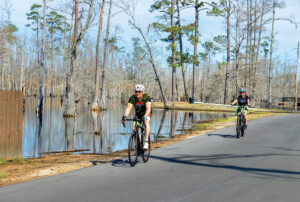 Bicycling is a popular activity in Southwest Louisiana.