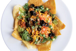 A chicken taco salad at Barley's in Council Bluffs, IA.