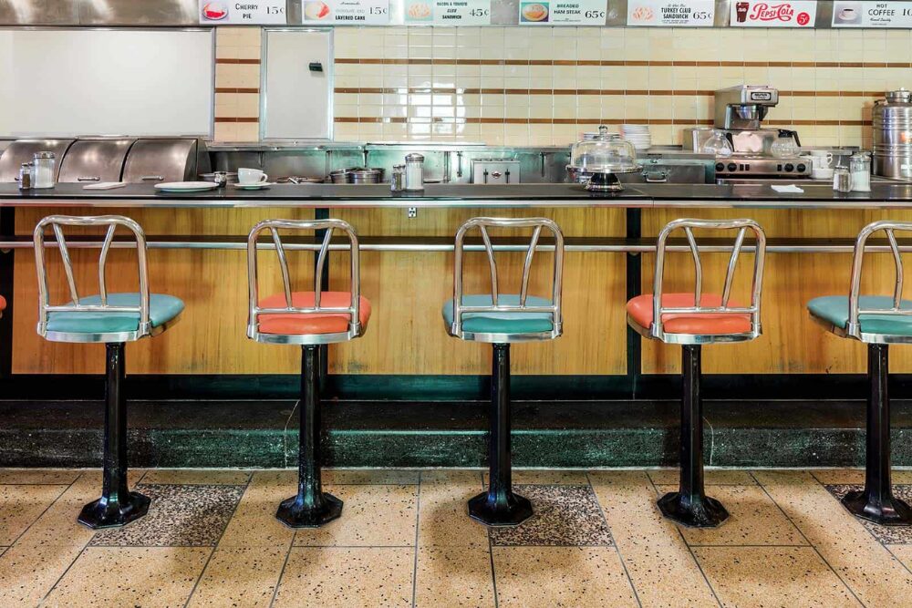 Counter at Woolworths in Greensboro NC