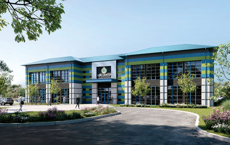 Rendering of LNG Center of Excellence