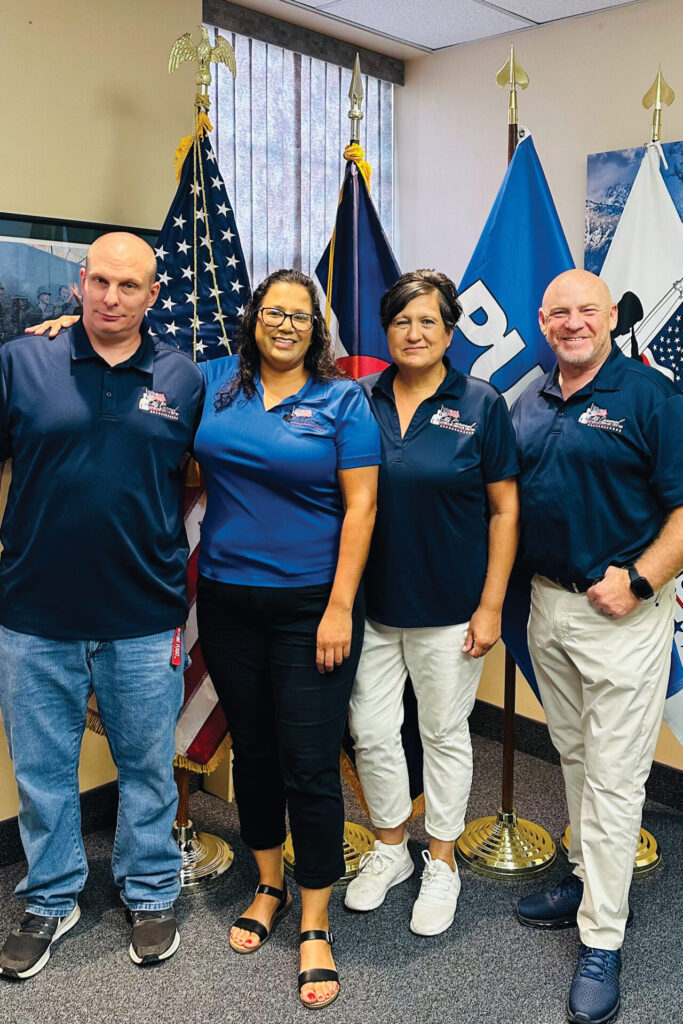Employees of the Mt. Carmel Veterans Service Center in St. Mary-Corwin Hospital in Pueblo, CO.