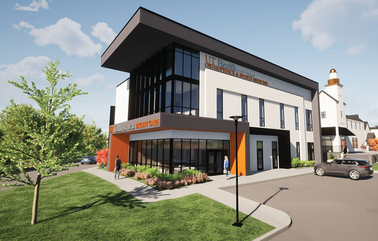 Rendering of UT Health East Texas’ South Tyler facility