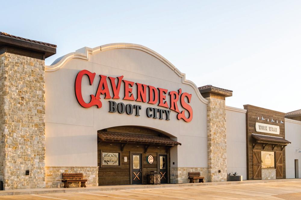 Tyler storefront of Cavender's Boot City