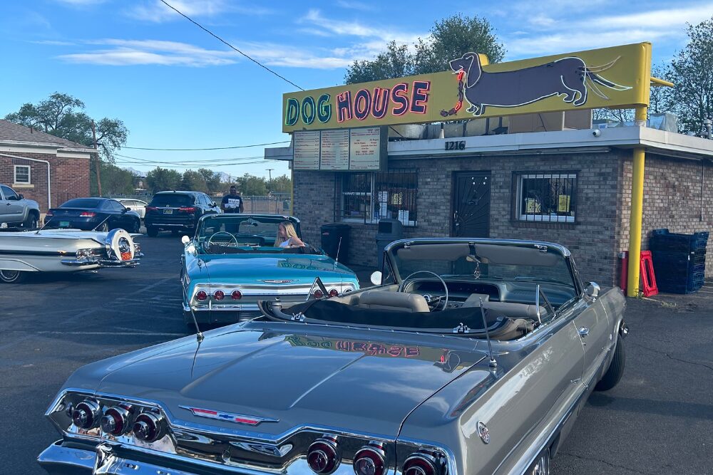 If you're looking for cool places to eat Albuquerque, you must make a stop at The Dog House Drive-IN.