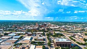 Aerial view of Abilene, TX