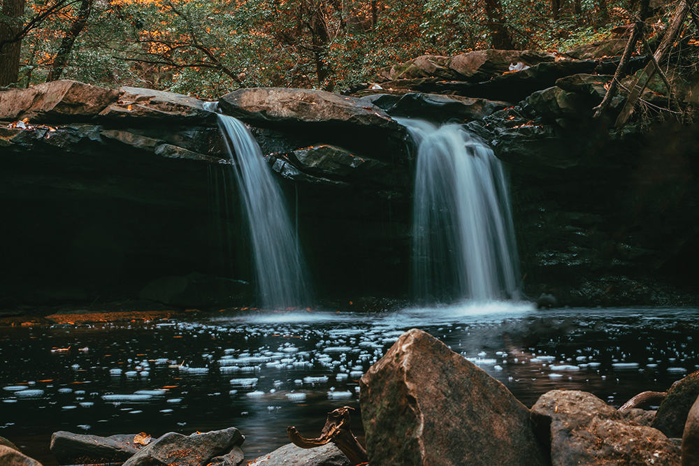 Waterfalls in South Cumberland State Park near Chattanooga, TN.