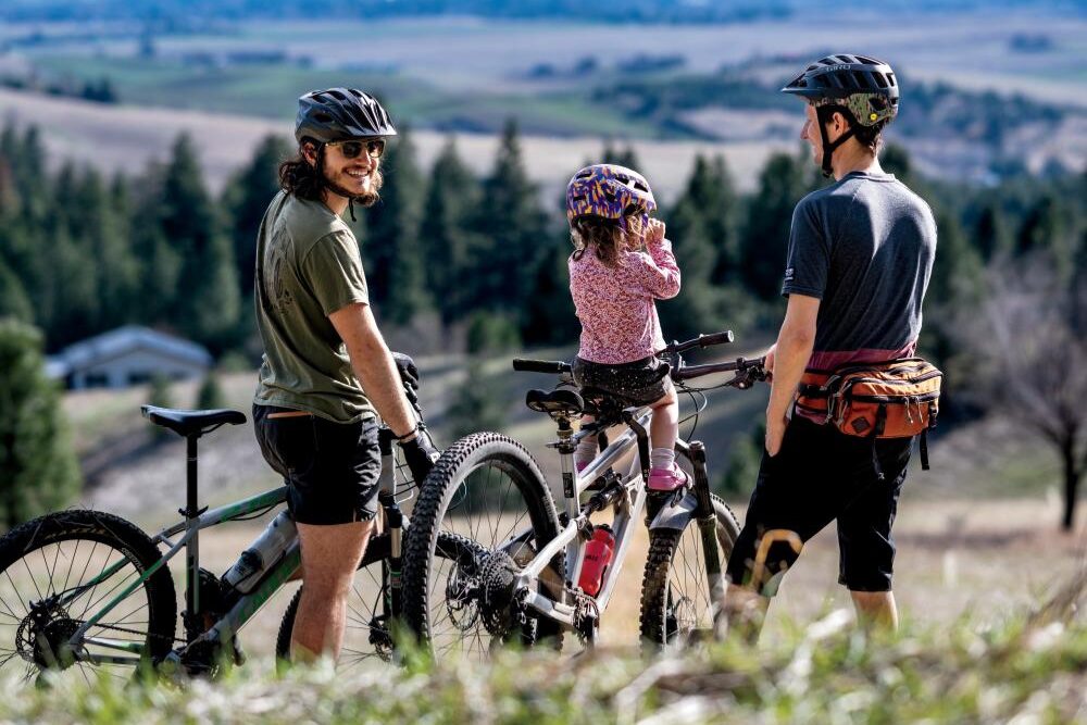 Family bikes in Moscow, ID.