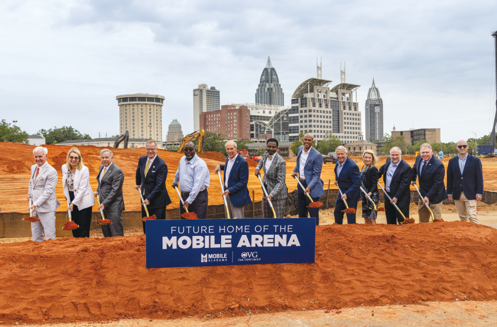 Groundbreaking for Mobile Arena