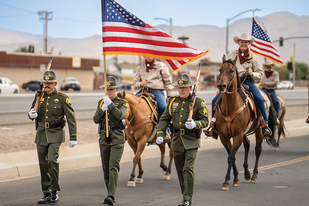 The Happy Trails Parade in Apple Valley, CA, honors the town's cowboy roots.