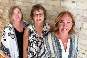 Mary Anne Gorman, Nancy McCarthy and Kim Suarez