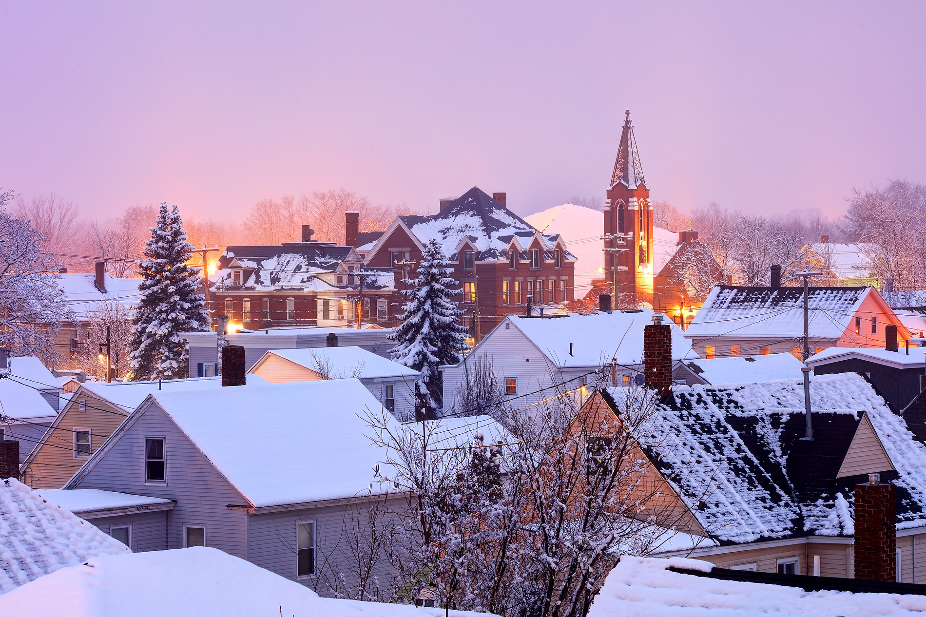 Winter in Nashua New Hampshire