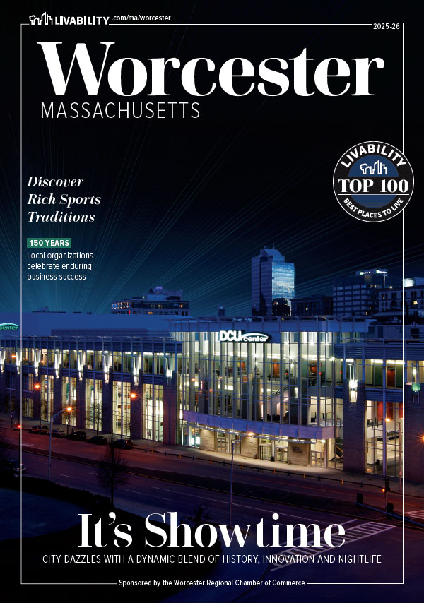 2025-26 Livability Worcester Massachusetts magazine cover