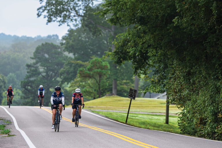 The Harpeth Bicycle Club on their weekly ride in Franklin, TN.