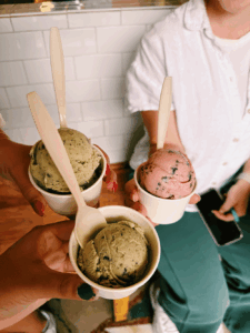 Ice cream from Coneflower Creamery