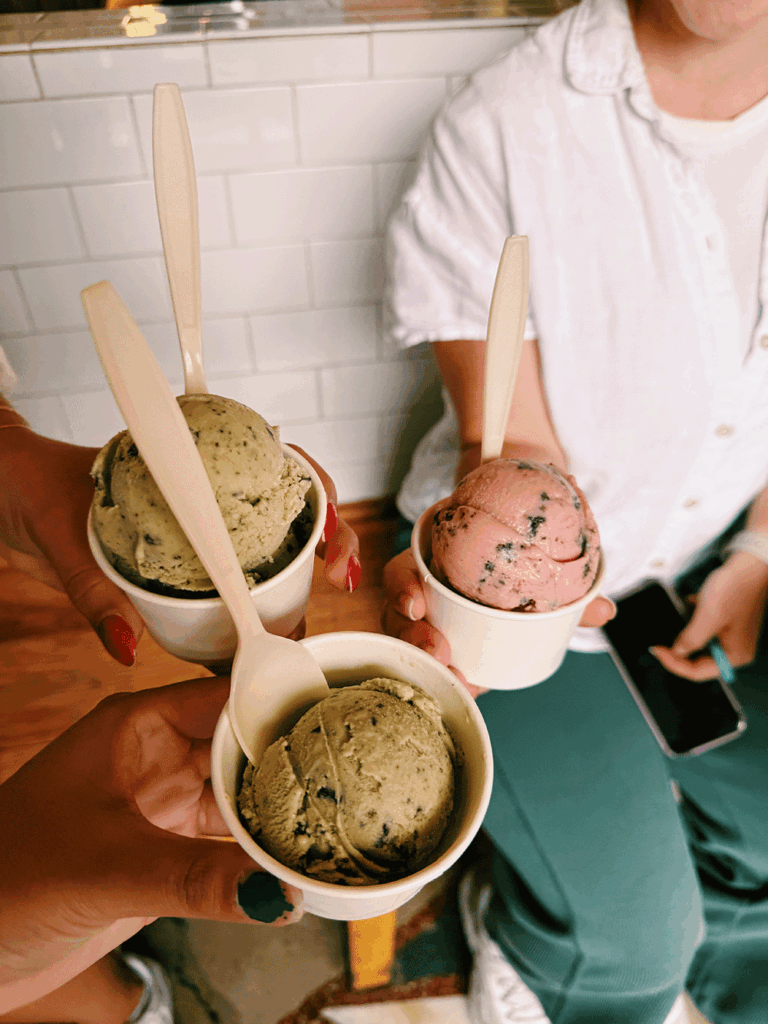 Ice cream from Coneflower Creamery