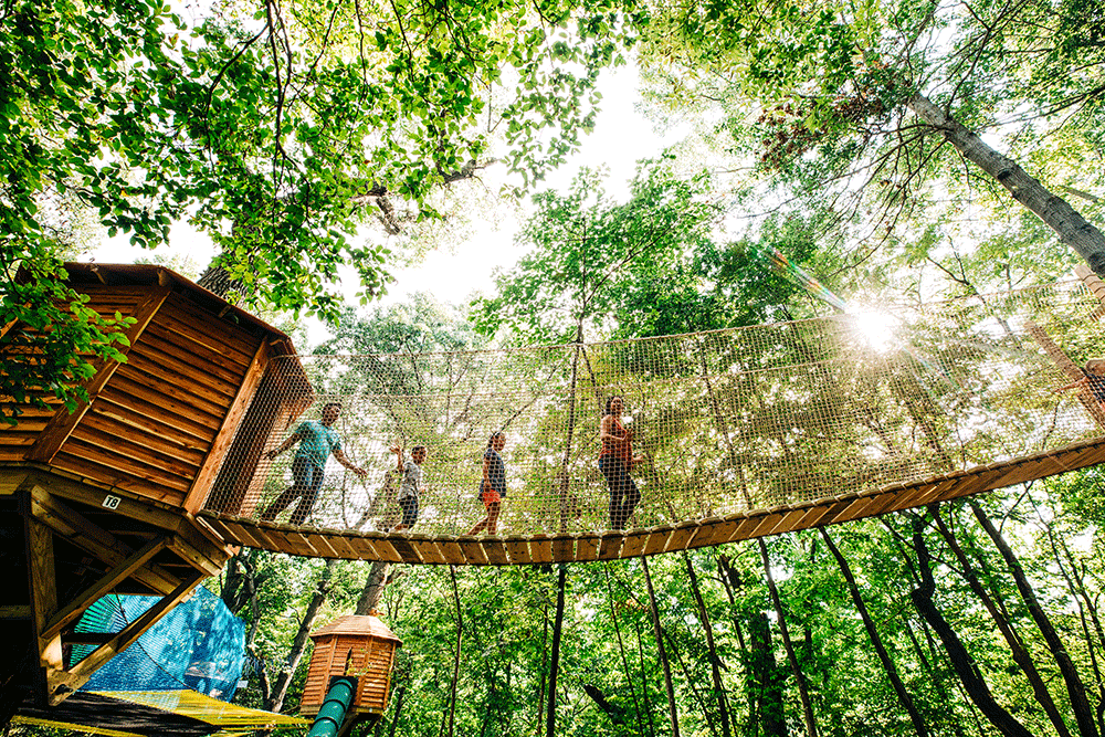 Treetop Village at Arbor Day Farm in Ottoe County