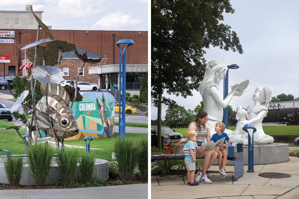 South Garden Street sculptures