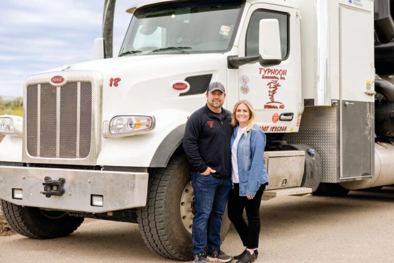 Brooke and Alan Mapes, founders of Typhoon Excavation