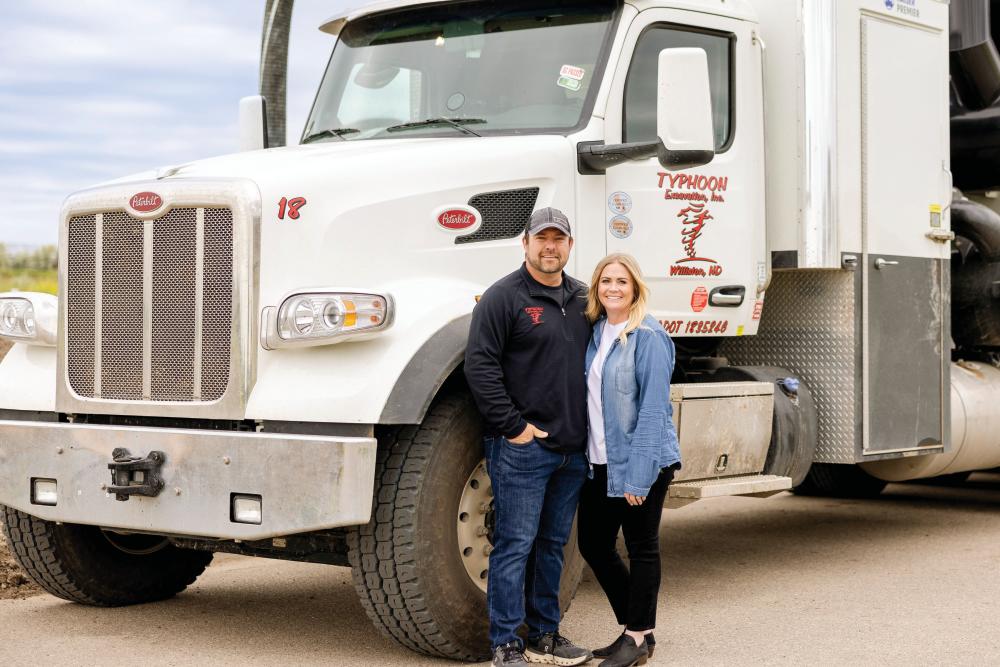 Brooke and Alan Mapes, founders of Typhoon Excavation
