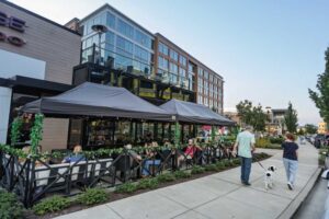 Vintage Vine 100 Wine Bar McEwen Northside mixed use neighborhood in Franklin, Tennessee.