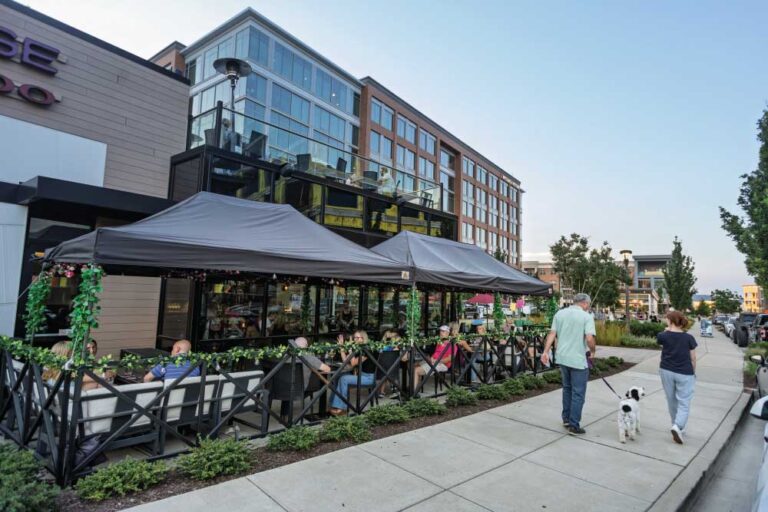 Vintage Vine 100 Wine Bar McEwen Northside mixed use neighborhood in Franklin, Tennessee.