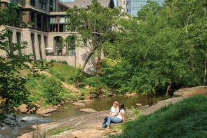Falls Park in Greenville, SC