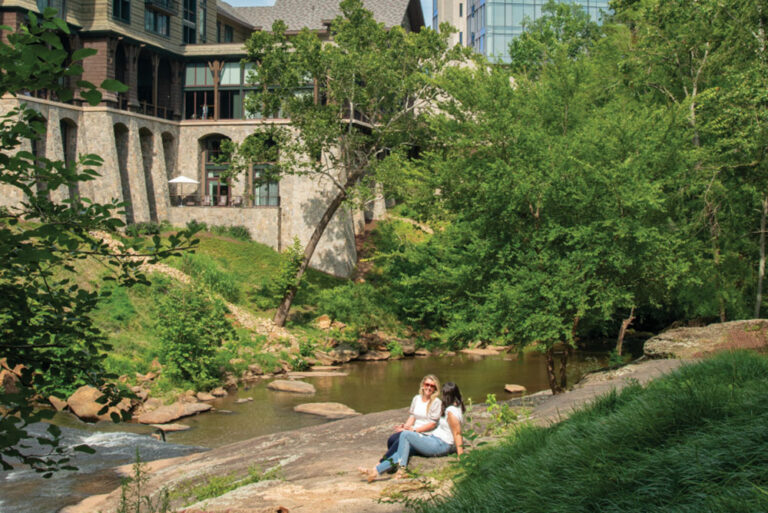 Falls Park in Greenville, SC