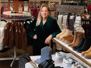 Yvonne Pierson in her Honey Run Boutique in White House.