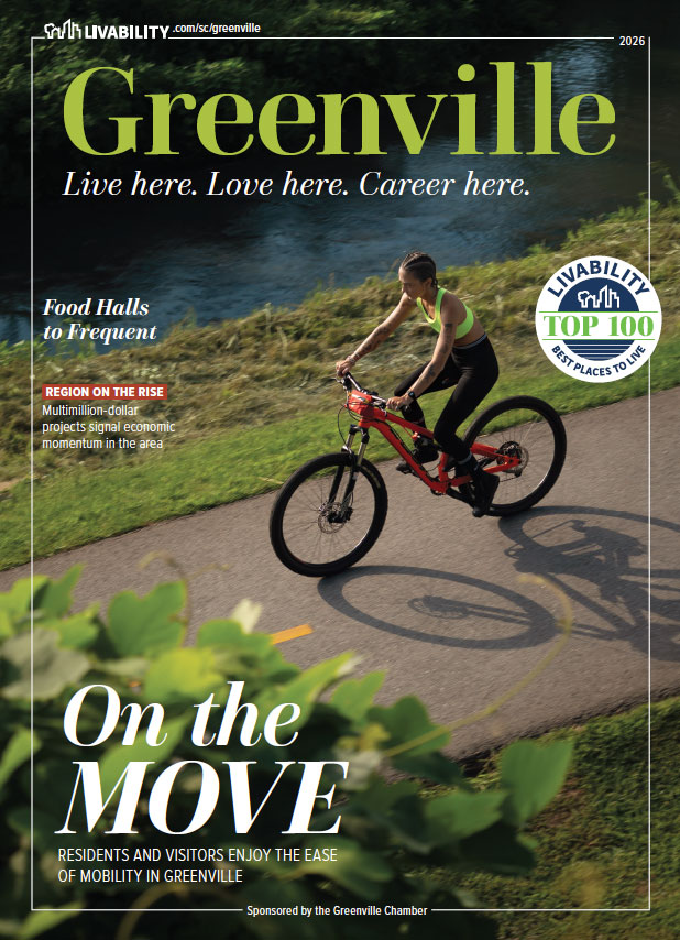2026 Livability Greenville SC magazine cover