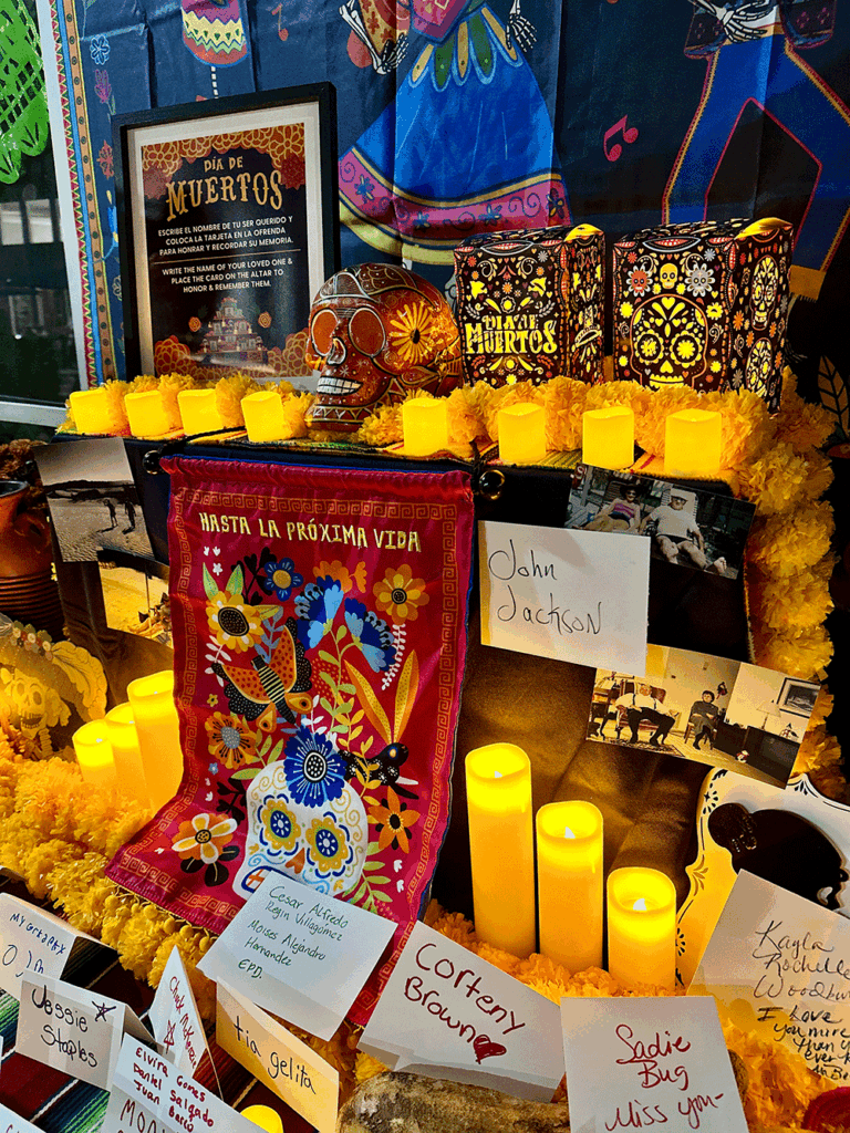 Dia de los Muertos altar