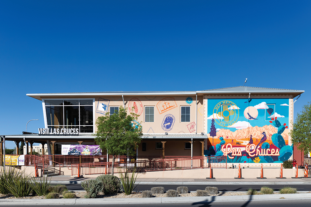 A mural in downtown Las Cruces, NM. Las Cruces is one of 13 communities that celebrate New Mexico arts and culture.