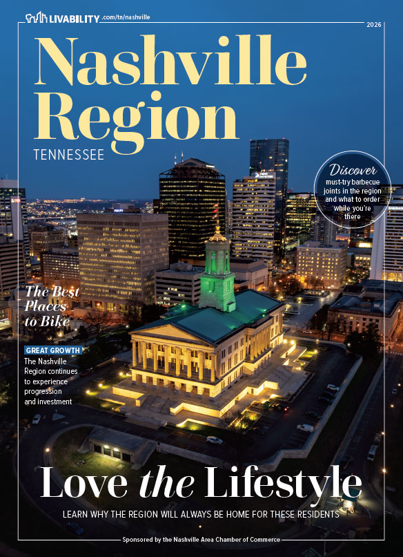 2026 Livability Nashville Region magazine cover