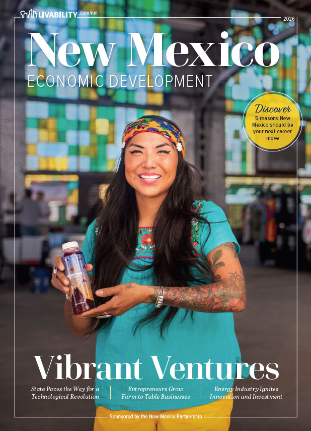 2026 Livability New Mexico Economic Development magazine cover