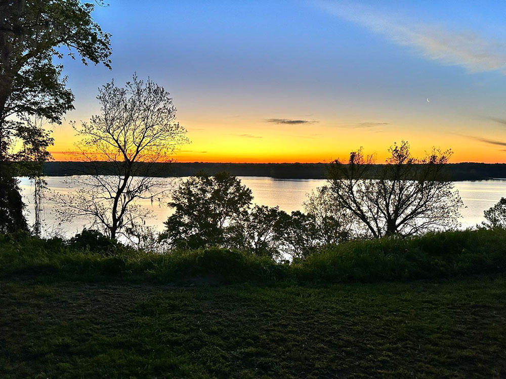 View of sunset in Prattville, AL