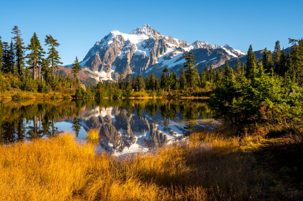 Mt Shuksan in Washington State, USA