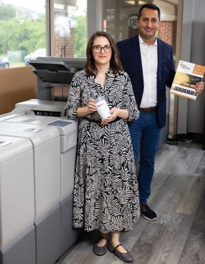 Ahsan Irshad, and his partner Diana Khutsishvili are co-owner of AlphaGraphics in Brentwood, Tennessee.