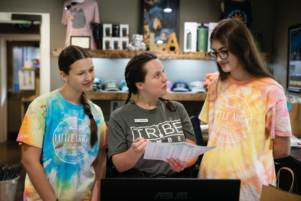 Little Arrow Outdoor Resort participates in the Arconic Foundation Hospitality and Tourism Internship program.