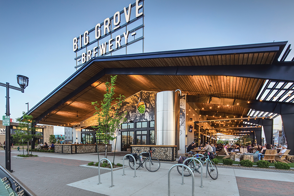 Big Grove Brewery in Cedar Rapids, Iowa.