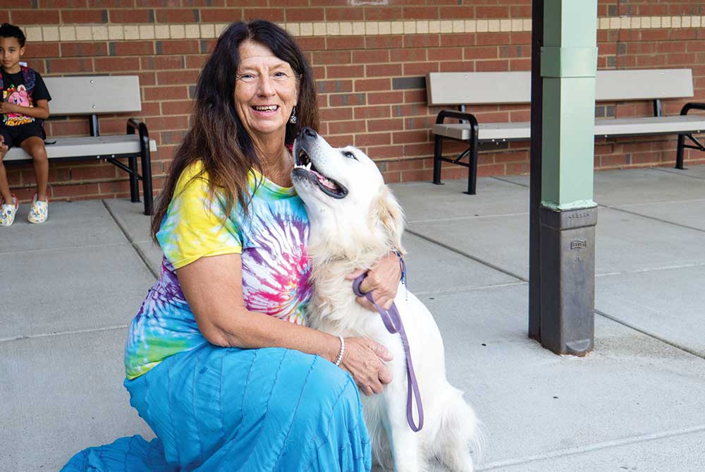 Therapy Dogs in Williamson County Schools.