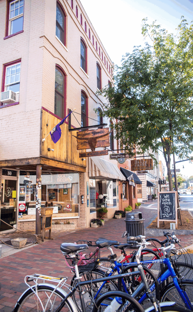 Downtown Main Street in Harrisonburg
