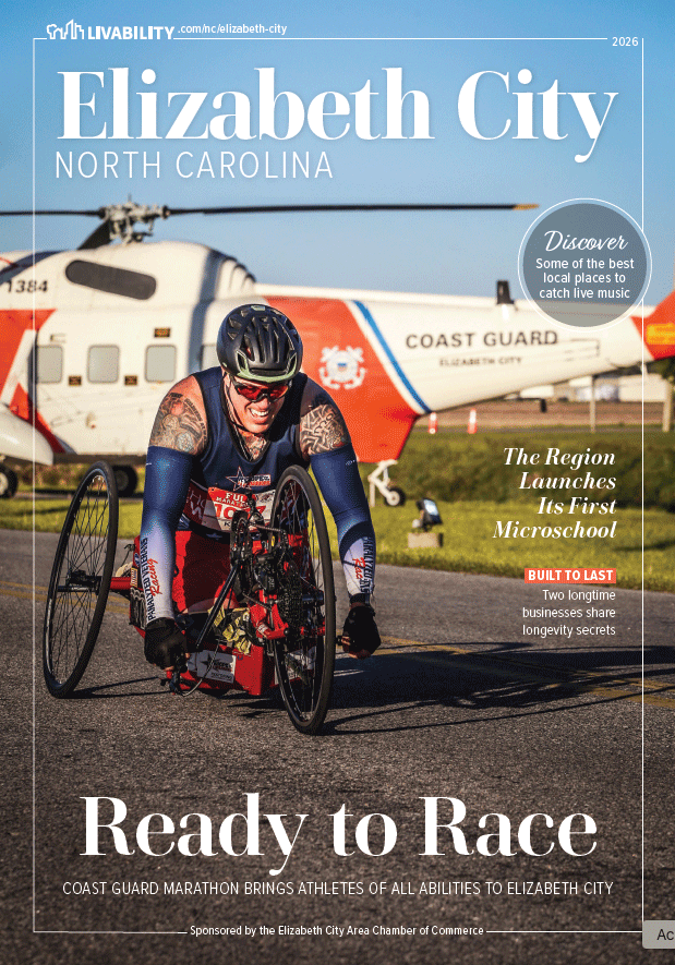 2026 Livability Elizabeth City, NC, magazine cover