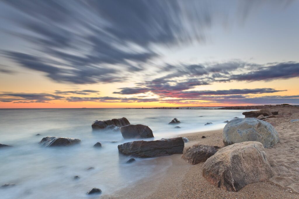 Hammonasset Beach in Madison, Connecticut