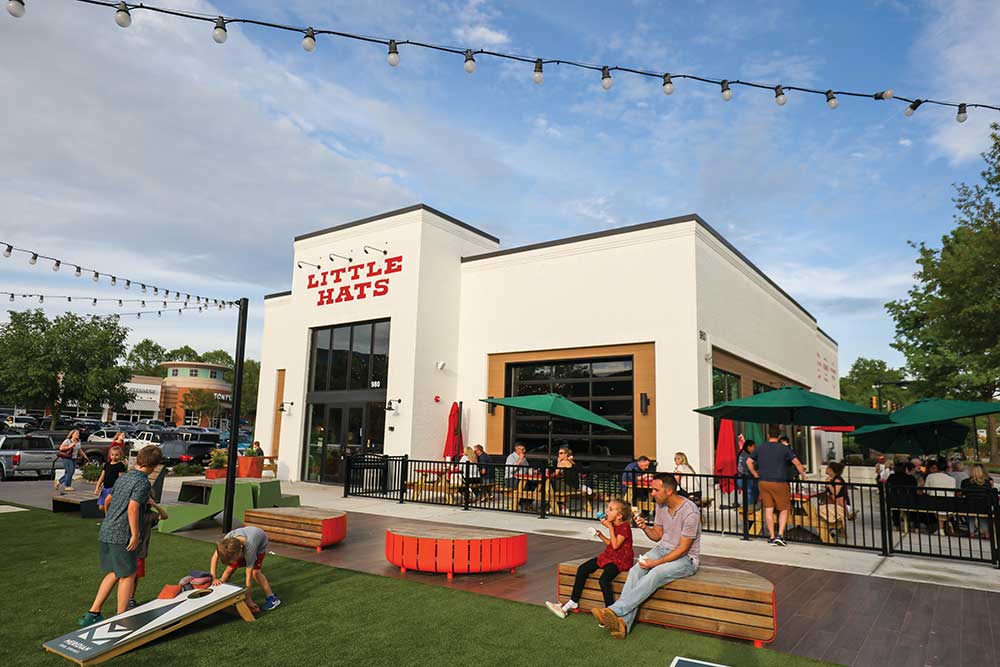 Exterior shot of Little Hats Market in Cool Springs.