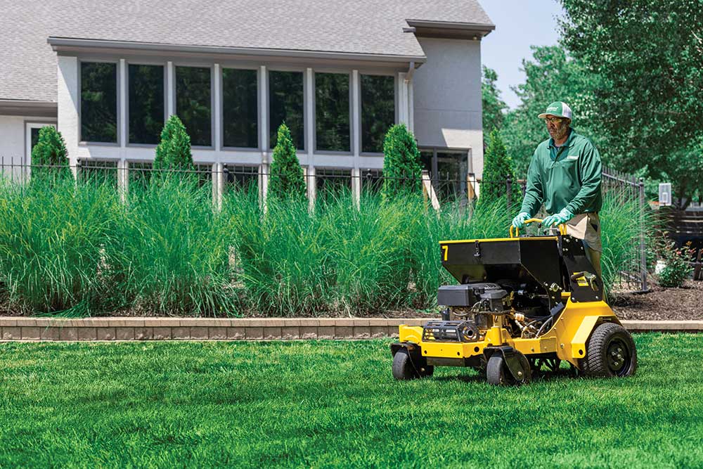 TruGreen is a lawn care company that provides services such as fertilization, weed control, and insect management for residential lawns and also offers tree and shrub care.