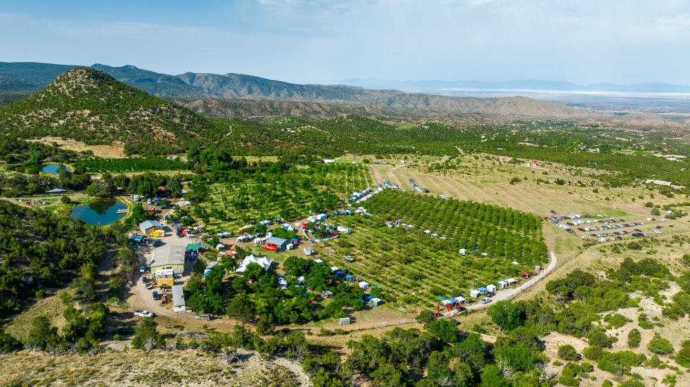 an arial view of Otero County during the day