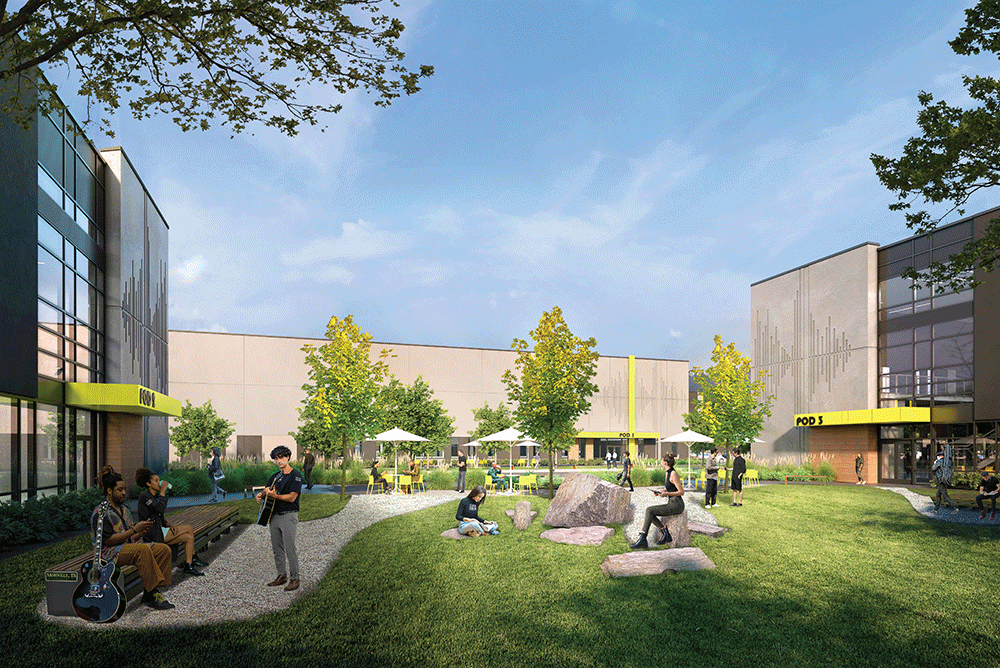 Rock Nashville rendering of common area