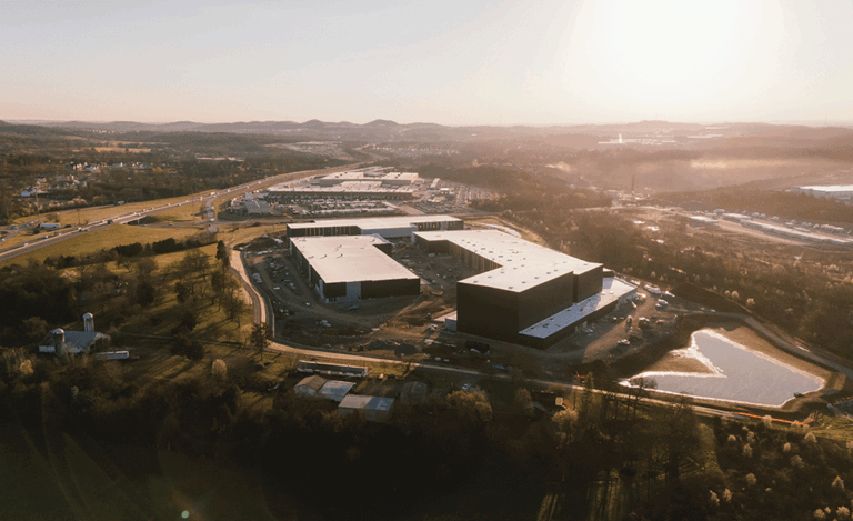 Aerial rendering of Rock Nashville